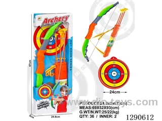 66 cm Bow with Arrows / Quiver + Target