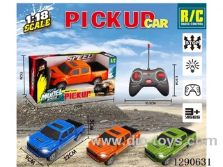 1:18 4ch rc car with light not included battery