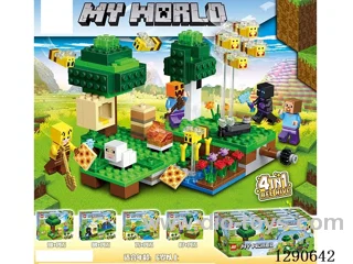 Minecraft Bee Paradise Building Blocks (8 pcs)