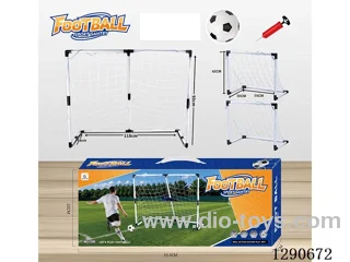 2-in-1 Assembled Soccer Goal