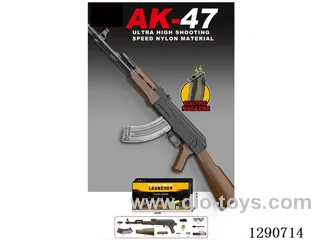 Nylon Alloy AK-47 Electric Water bullet gun (Single Shot, Burst Fire) Electric Magazine (Pre-loaded)