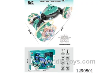2.4 GHz RC Stunt Twist Car (includes 3.7V lithium battery and USB charging cable) - 2 Colors