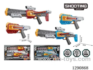 Soft-Bullet Gun Set / Soft-Bullet Guns*2, Bullets*32, Magazines*3, Targets*5