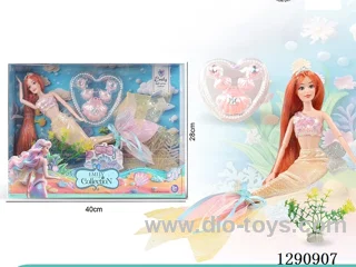 11.5-inch, 11-Joint Mermaid Doll