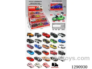 1:36 Die-Cast pull back Car
