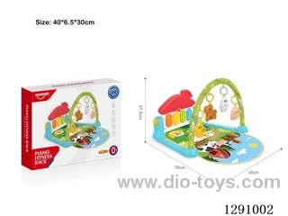 House-Shaped Foot Piano (Farm) W L/M- Blue