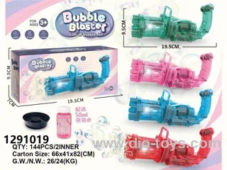 Bubble gun in color box