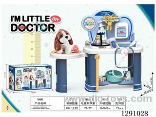 24-inch Medical Supply Cart with Water Outlet + Plush Teddy Bear Filled with Cotton + Functional Medical Accessories