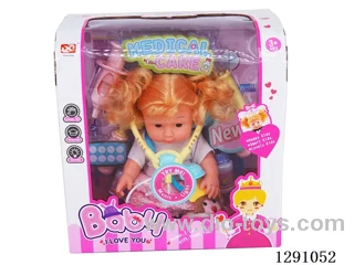 Doll + medical instruments