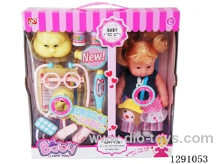 Doll + medical instruments