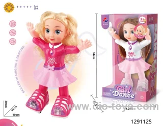 B/O Dancing Doll with light/music