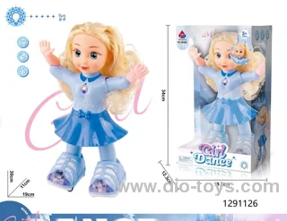B/O Dancing Doll with light/music