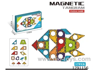 Geometric Magnetic Tiles, 17PCS