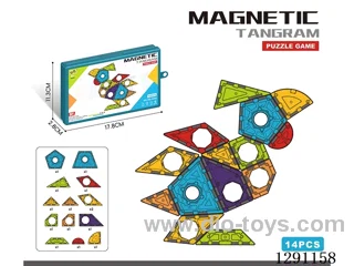 Geometric Magnetic Tiles, 14PCS
