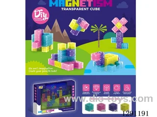 Transparent Magnetic Cubes, 29PCS