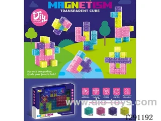 Transparent Magnetic Cubes, 45PCS