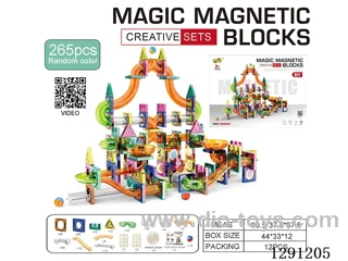 Magnetic Pipe Building Blocks, 265PCS