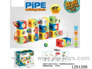 Square Pipe Building Blocks, 98PCS