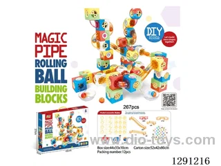 Square and Round Pipe Building Blocks 267PCS