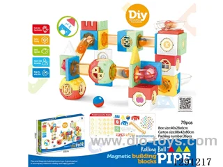 3-in-1 Magnetic Building Blocks, 79PCS