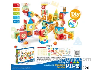 3-in-1 Magnetic Building Blocks, 238PCS