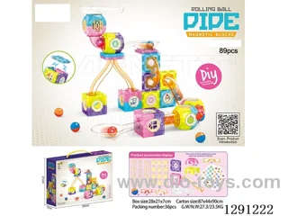 Transparent 3-in-1 Building Blocks (Strong Magnets) 89PCS