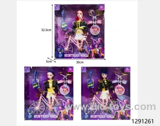 11.5 inch solid body doll，3 styles mix