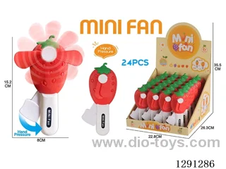 Small Hand-Press Fans, 24PCS