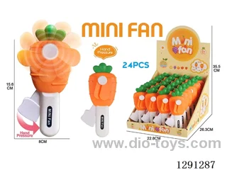 Small Hand-Press Fans, 24PCS