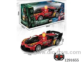 1:18 4ch rc car with light not included battery