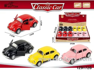 1:32 pull back metal car 12pcs in display box