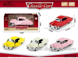 1:32 pull back metal car in window box