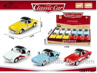 1:32 pull back metal car 12pcs in display box