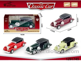1:32 pull back metal car in window box