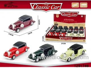 1:32 pull back metal car 12pcs in display box