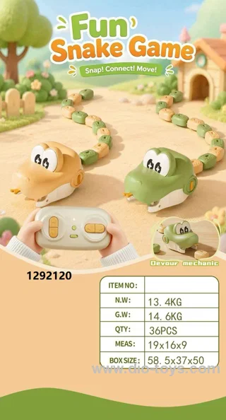 RC fun snake game(Single snake head) in color box