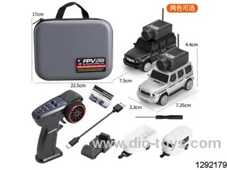1:64 remote car with camera in storage bag