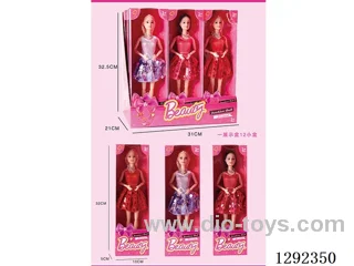 11-inch 11-Joint Solid-Body Barbie 12PCS