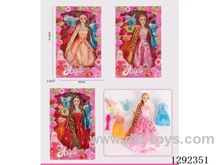 11 inch Solid-Body Barbie set 3 mixed