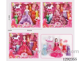 11 inch Solid-Body Barbie set 3 mixed