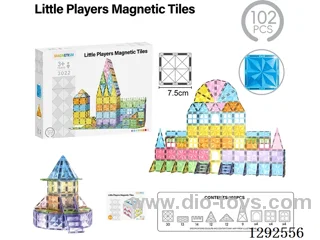 7.5CM Magnetic Tiles, Star Diamond, 102PCS
