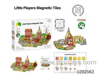 7.5CM Magnetic Tiles,32PCS