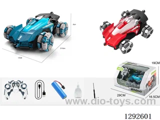 4-wheel 4ch RC stunt car - Single Mode