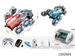 6-wheel 6ch RC stunt car - Dual Mode