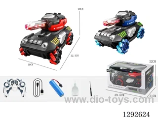 RC stunt tank with spray/water bullet - Single Mode