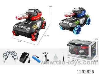 RC stunt tank with spray/water bullet - Dual Mode