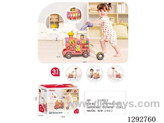 3-in-1 Steam Toy Train Walker (Red)