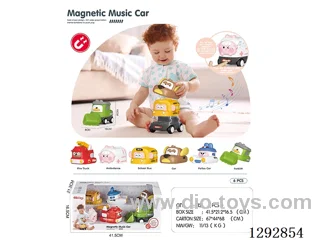 Magnetic Inertia Music Cars