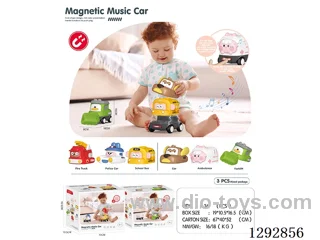 Magnetic Inertia Music Cars (2 mixed)