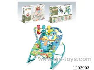 Electric Vibrating Musical Rocking Chair / Blue